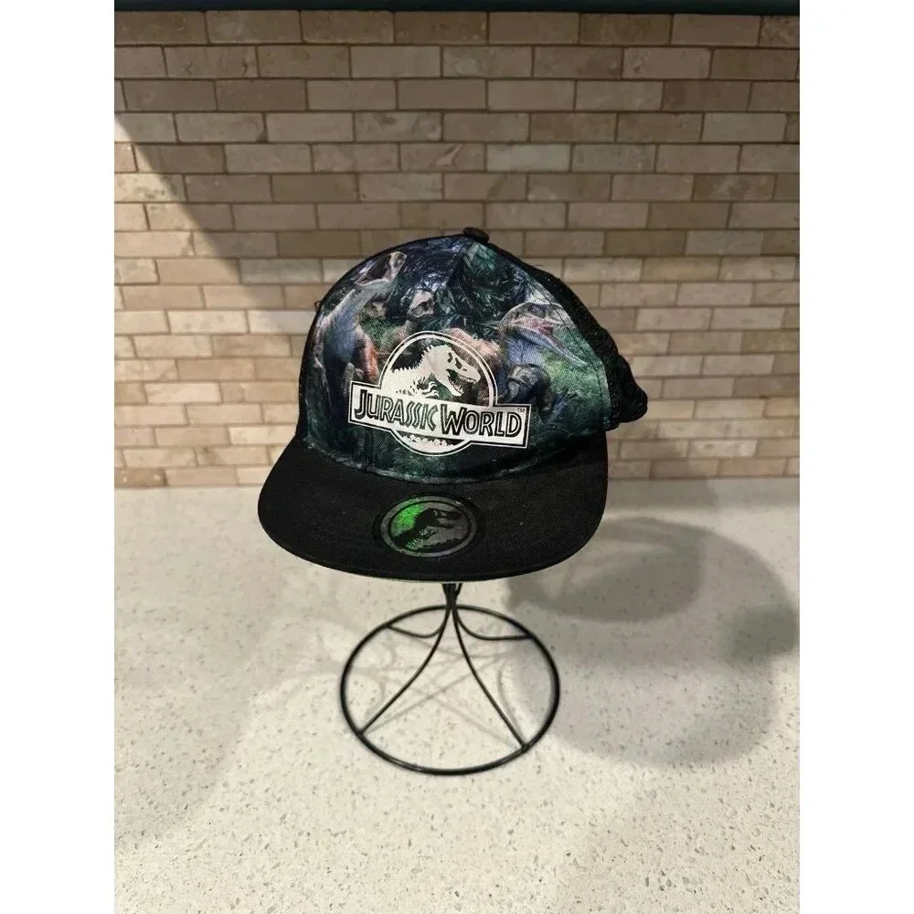 Jurassic World Youth (4-8Y) Snapback Cap Dinosaur Hat‎ GUC #34
